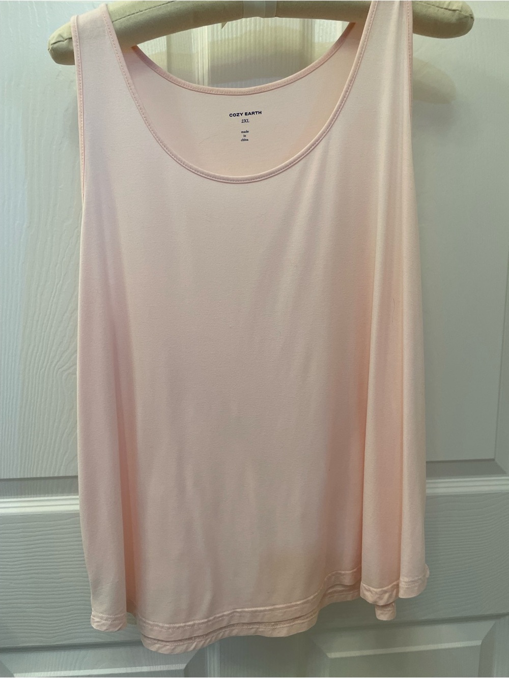 Cozy Earth Women's Bamboo Stretch-Knit Lounge Tank in Blossom